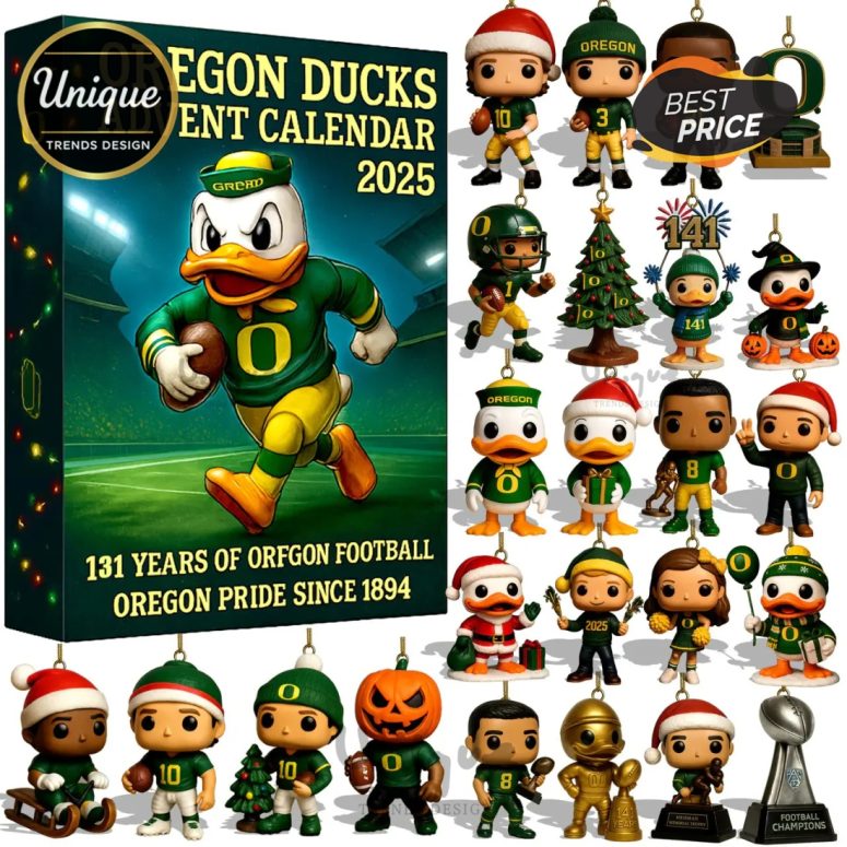 131 Years Of Oregon Ducks Advent Calendar