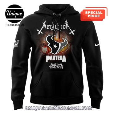 2025 Houston Texans x Metallica Hoodie And Cap