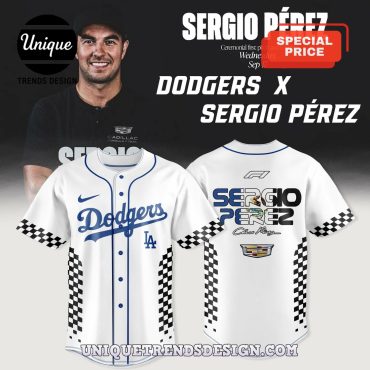 2025 Los Angeles Dodgers X Sergio Perez Jersey