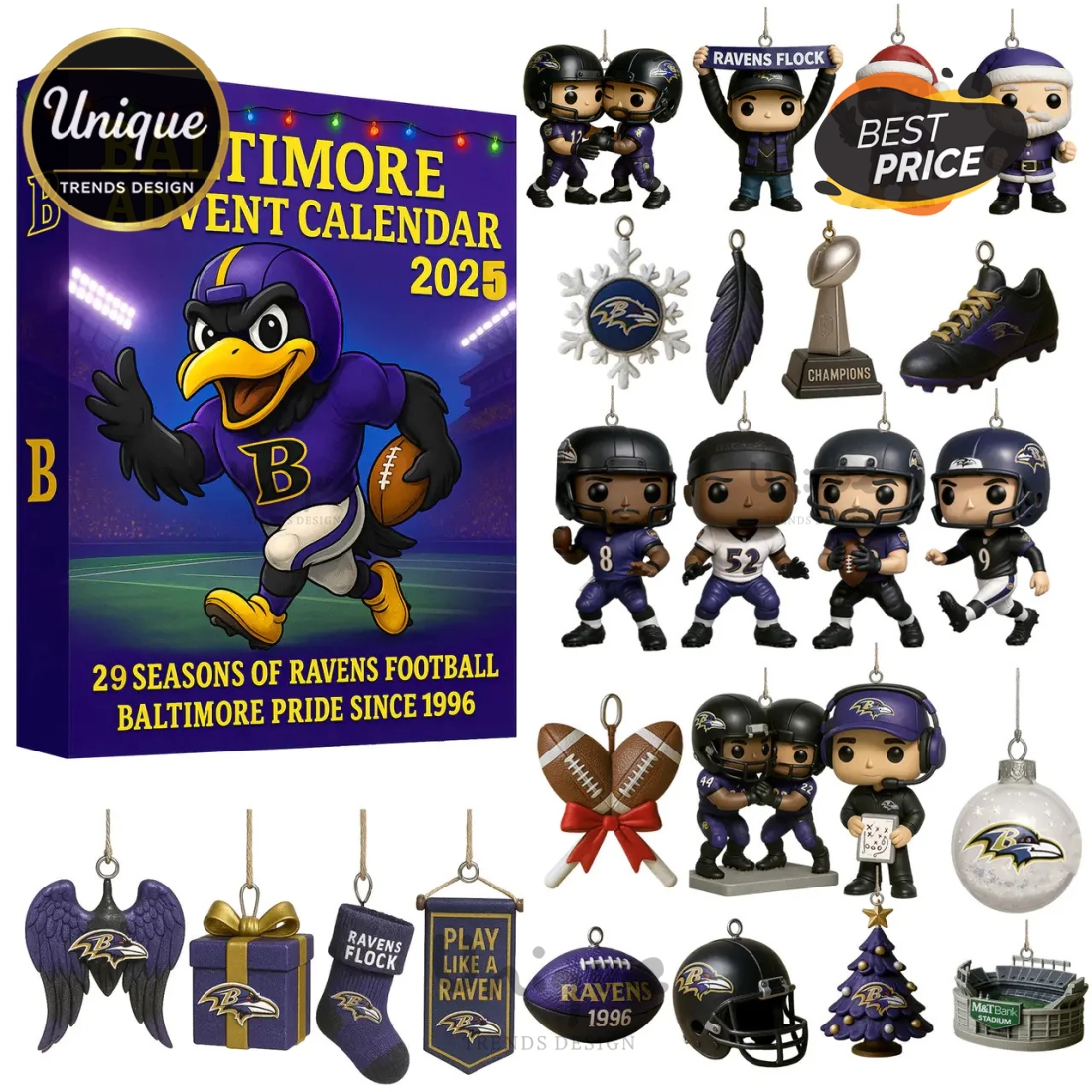 29 Season Of Baltimore Ravens Advent Calendar 29 Season Of Baltimore Ravens Advent Calendar