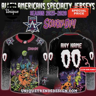 Allen Americans x ScooBy Doo Night 2025 Hockey Jersey