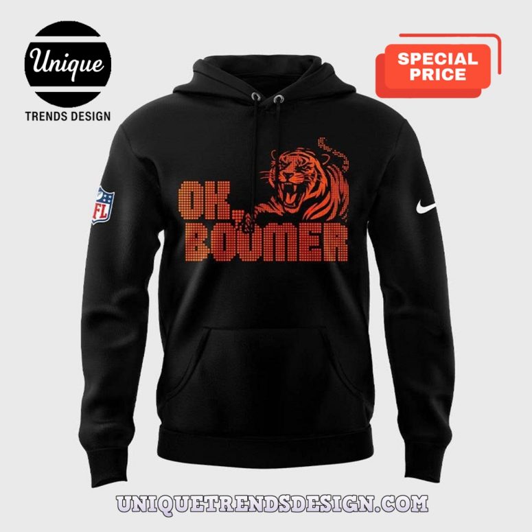 Cincinnati Bengals Tigers OK Boomer Hoodie