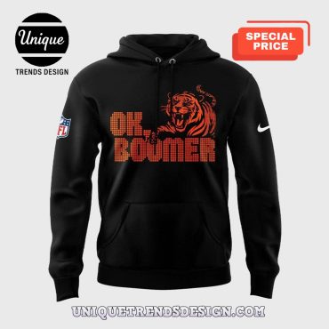 Cincinnati Bengals Tigers OK Boomer Hoodie And Cap