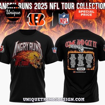 Cincinnati Bengals x Angry Runs 2025 Hoodie