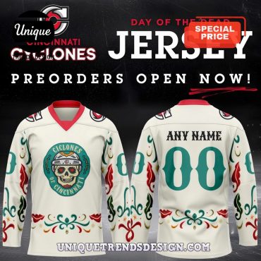 Cincinnati Cyclones x Day of the Dead 2025 Hockey Jersey