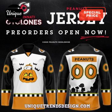 Cincinnati Cyclones x Peanuts Day 2025 Hockey Jersey