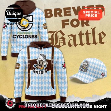Cincinnati Cyclones x Zinzinnati Steins Hoodie 2025