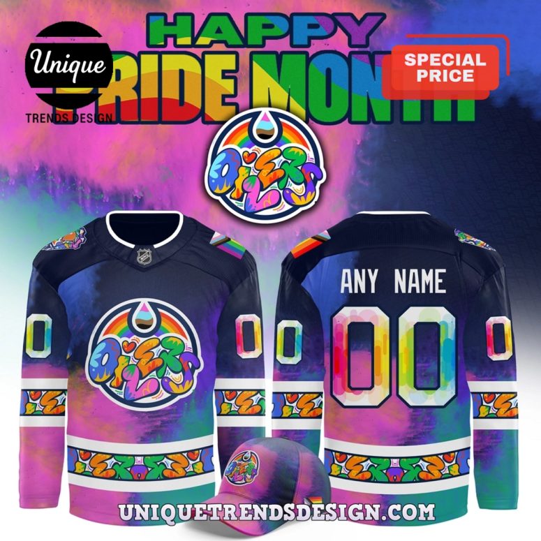 Edmonton Oilers x 2025 Pride Month Hockey Jersey