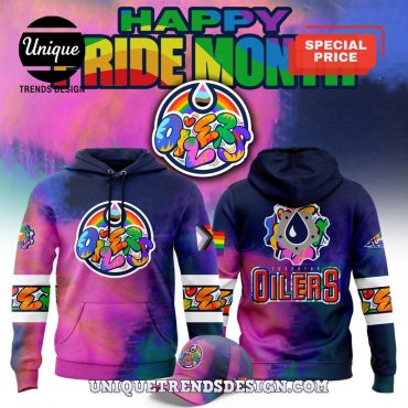 Edmonton Oilers x 2025 Pride Month Hoodie And Cap