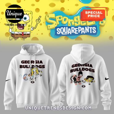 Georgia Bulldogs Football SpongeBob Edition Hoodie