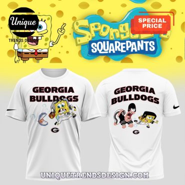 Georgia Bulldogs Football SpongeBob Edition Hoodie