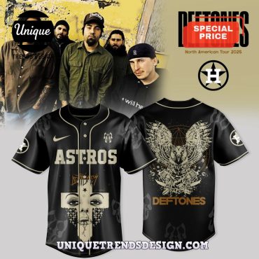 Houston Astros Deftones 2025 Tour Baseball Jersey