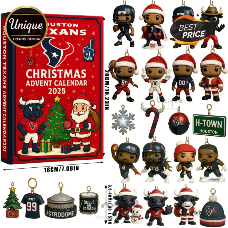 Houston Texans Christmas Advent Calendar 2025