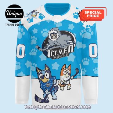 Jacksonville Icemen x Bluey Night Season Hockey Jersey