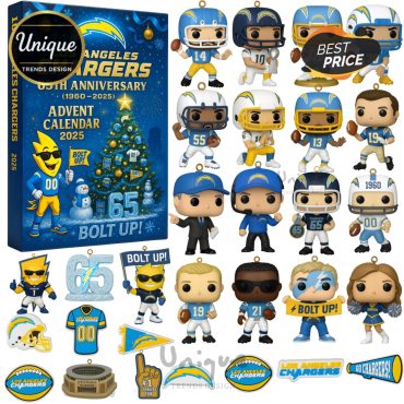 Los Angeles Chargers 65th Anniversary Advent Calendar