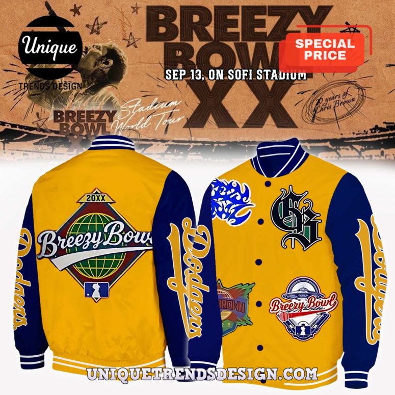 Los Angeles Dodgers x Breezy Bowl Baseball Jacket