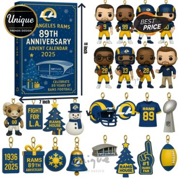 Los Angeles Rams 89th Anniversary Advent Calendar Los Angeles Rams 89th Anniversary Advent Calendar