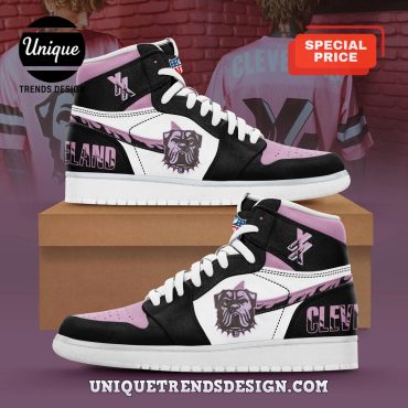 Machine Gun Kelly x Cleveland Browns Air Jordan 1 Sneakers