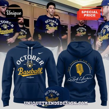 Milwaukee Brewers 2025 October Ready Hoodie And Cap