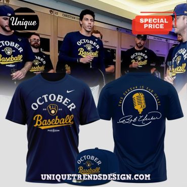 Milwaukee Brewers 2025 October Ready Hoodie And Cap
