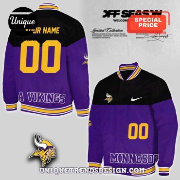 Minnesota Vikings x Off Season 2025 Baseball Jacket