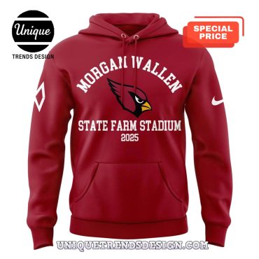 Morgan Wallen x Arizona Cardinals Hoodie And Cap