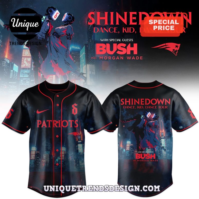 New England Patriots x Shinedown Dance Tour Jersey