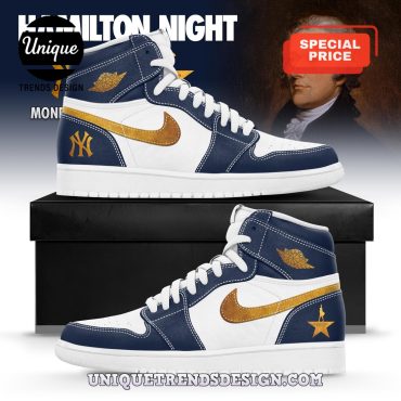 New York Yankees MLB x Hamilton Night Air Jordan 1