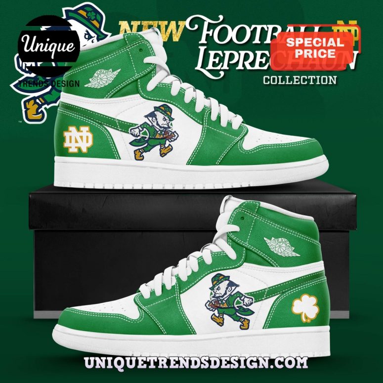 Notre Dame Fighting Irish Football Leprechaun Air Jordan 1