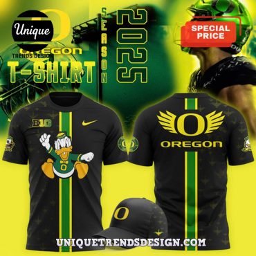 Oregon Ducks 2025 Season Hoodie And Cap