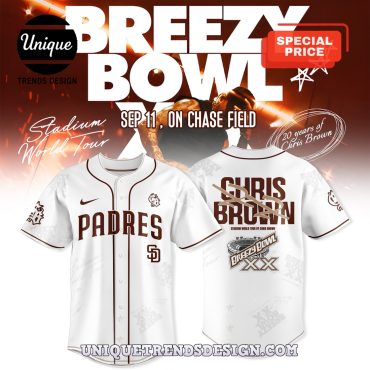 Padres x Breezy Bowl XX Tour Baseball Jersey