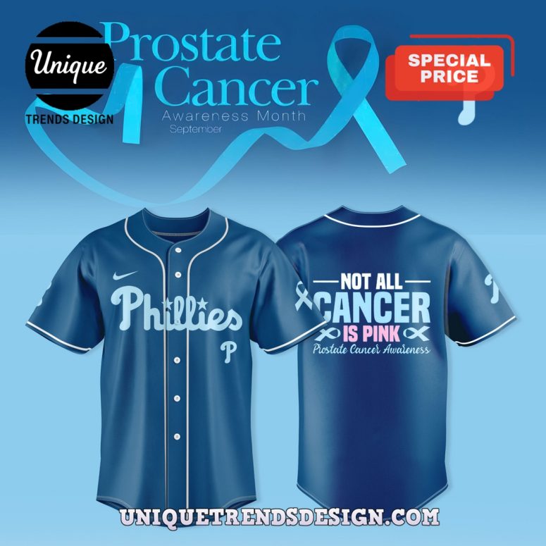 Philadelphia Phillies Prostate Cancer Awareness Jersey