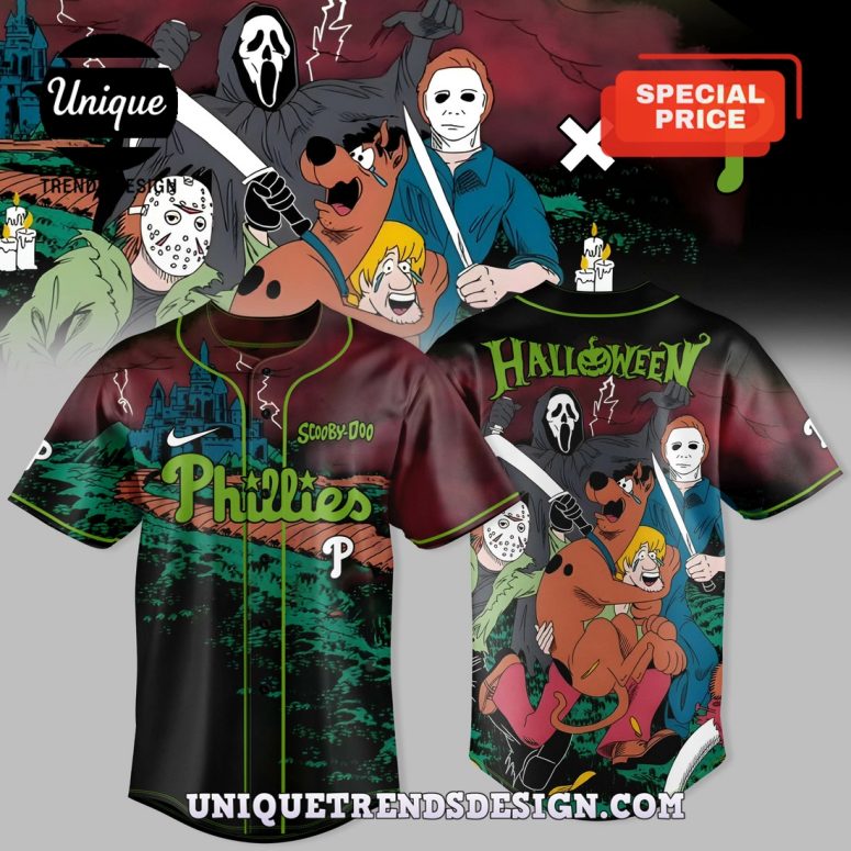 Philadelphia Phillies x Happy Halloween Scooby-Doo Jersey