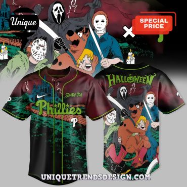 Philadelphia Phillies x Happy Halloween Scooby-Doo Jersey