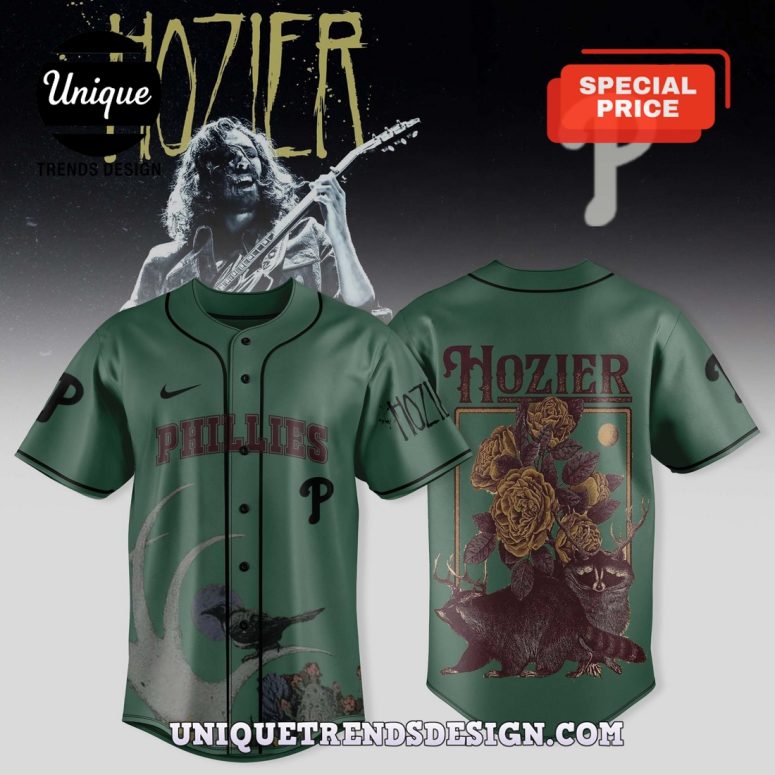 Philadelphia Phillies x Hozier 2025 Unreal Unearth Tour Jersey