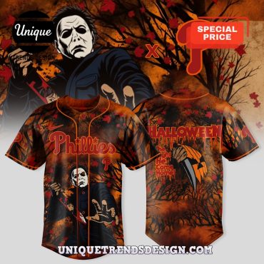 Philadelphia Phillies x Michael Myers Halloween Jersey