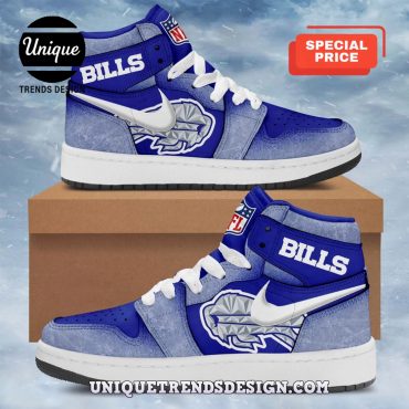Premium Buffalo Bills Rivalries Blue Air Jordan 1