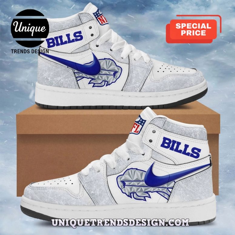 Premium Buffalo Bills Rivalries White Air Jordan 1
