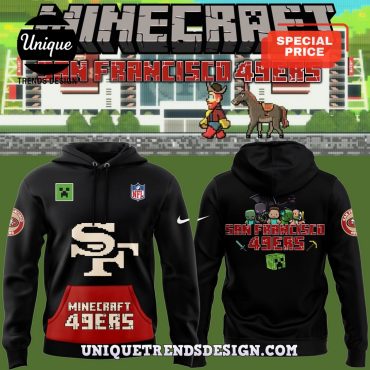 San Francisco 49ers 2025 NFL Minecraft Game Hoodie