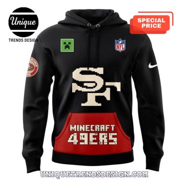 San Francisco 49ers 2025 NFL Minecraft Game Hoodie