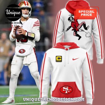 San Francisco 49ers Throwback White Hoodie