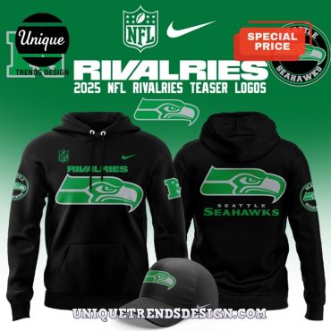 Seattle Seahawks 2025 NFL Rivalries Hoodie And Cap