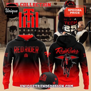 Texas Tech Football 100th Anniversary 2025 Hoodie And Cap