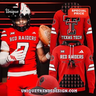 Texas Tech Football New Season Hoodie And Cap