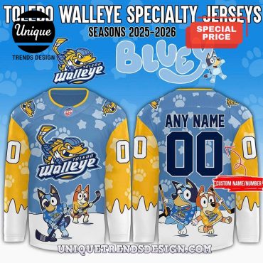 Toledo Walleye x Bluey Day 2025 Hockey Jersey
