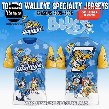 Toledo Walleye x Bluey Day 2025 Shirt