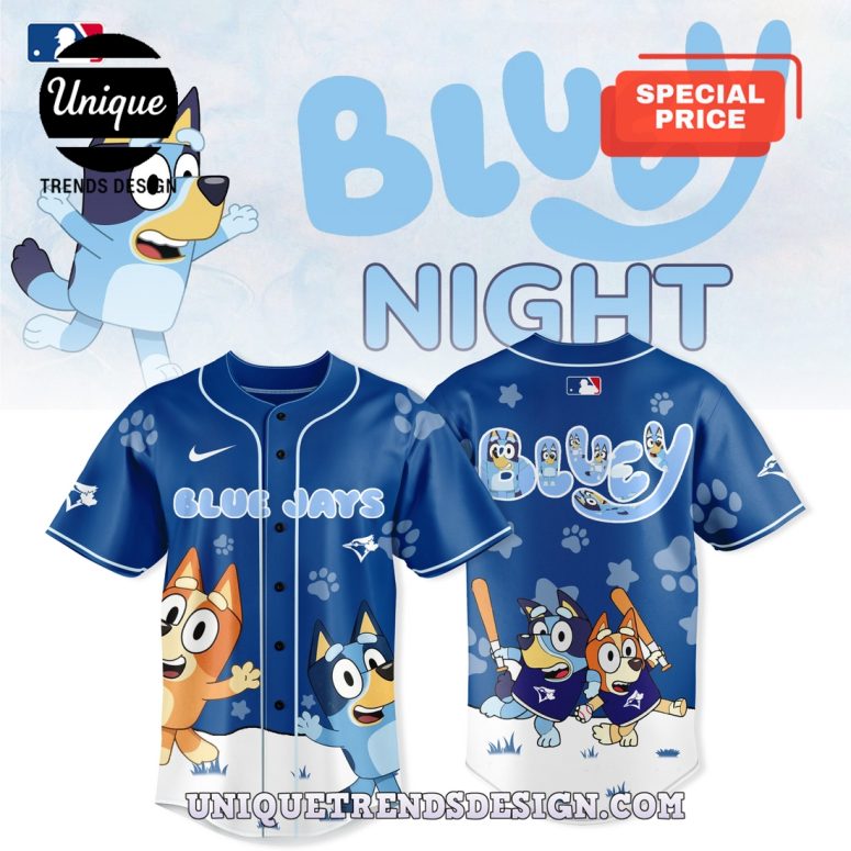 Toronto Blue Jays x Bluey Collection Baseball Jersey