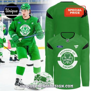 Toronto Maple Leafs 2025 St Patrick’s Day Hockey Jersey