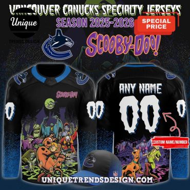 Vancouver Canuck x ScooBy-Doo Night Hockey Jersey