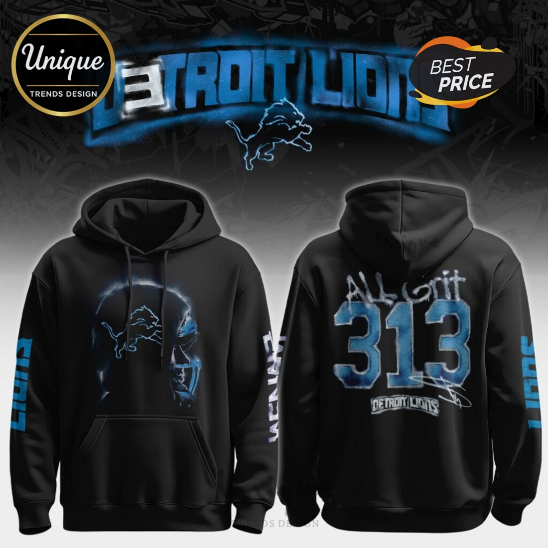 All Grit Detroit Lions x Emiem Hoodie 2025 All Grit Detroit Lions x Emiem Hoodie 2025